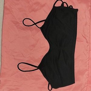 Live Love Dream black Bralette sz M